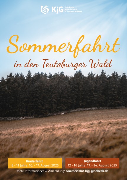 Plakat zur Sommerfahrt 2025